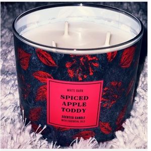 🎅 BBW Spiced Apple Toddy 3-Wick Candle NEW